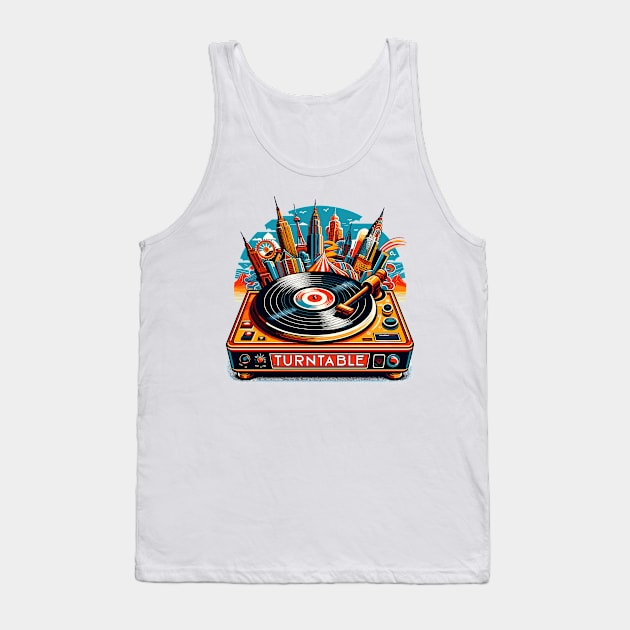 Turntable vintage Tank Top by remixer2020